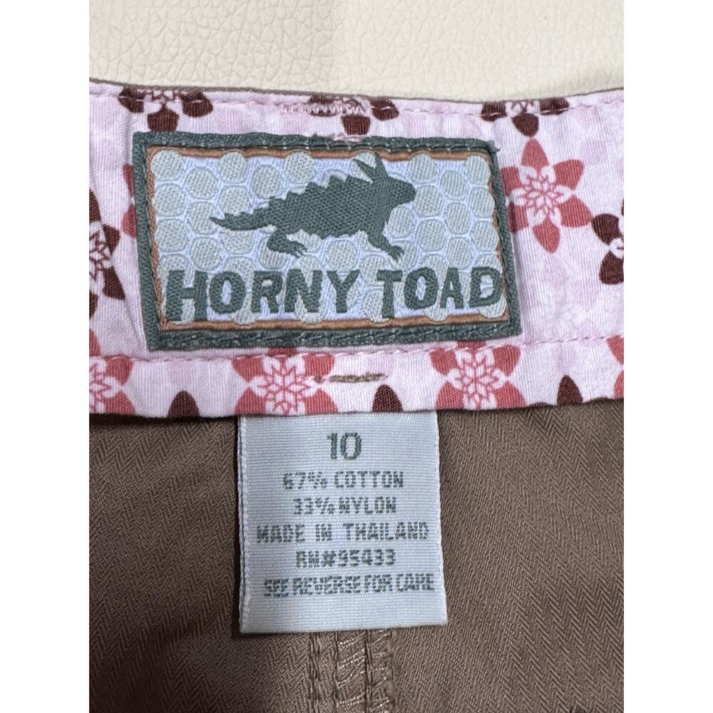 Horny Toad Women's Mauve Shorts with Pink Drawstring - Picture 5 of 9